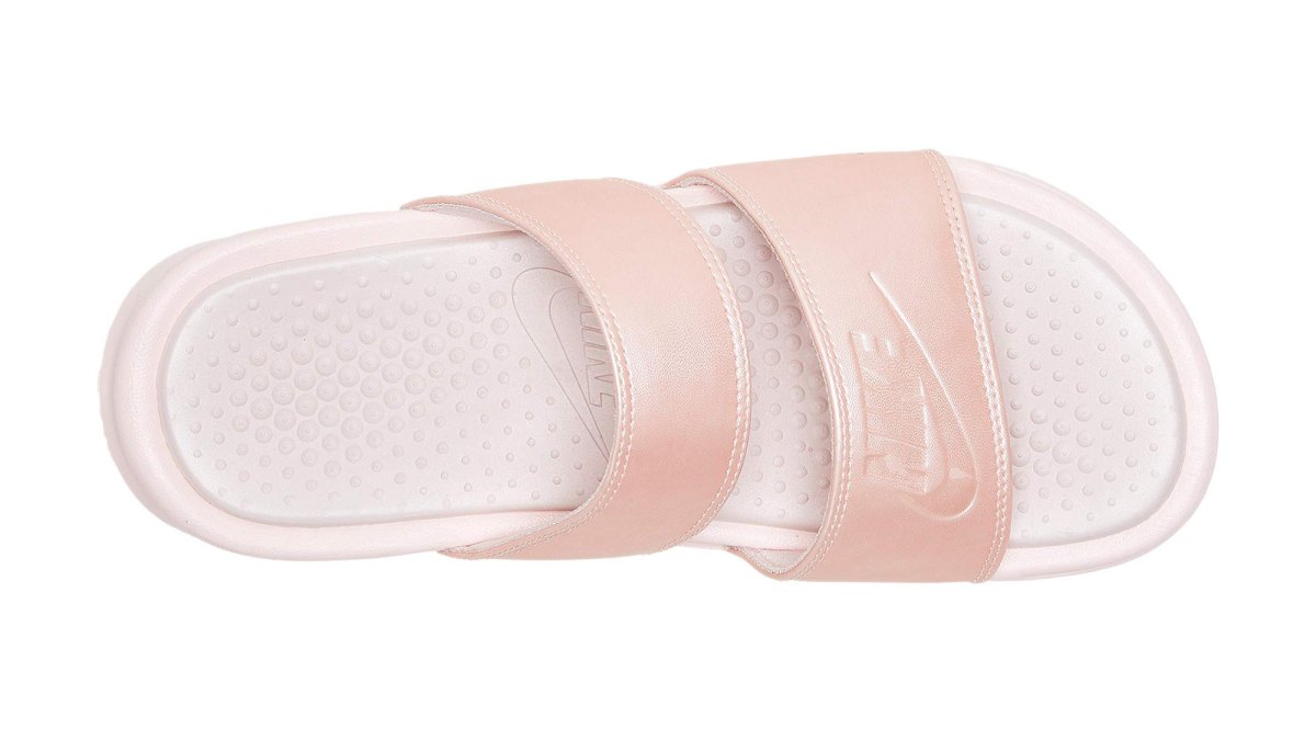 nike slides peach