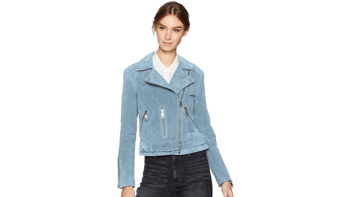 suede biker jacket