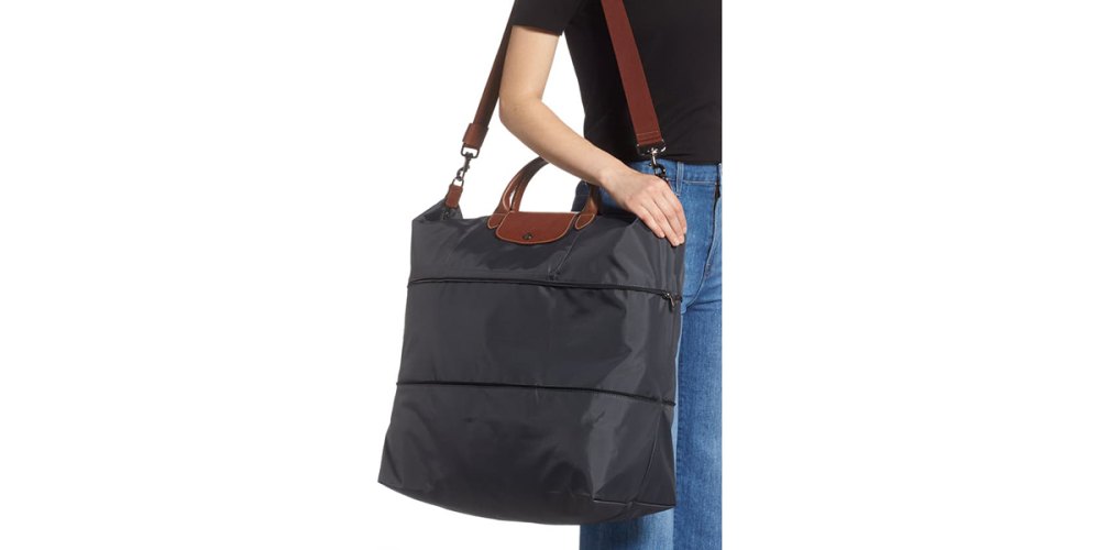 This Longchamp Travel Weekender Bag Is Expandable and So Durable