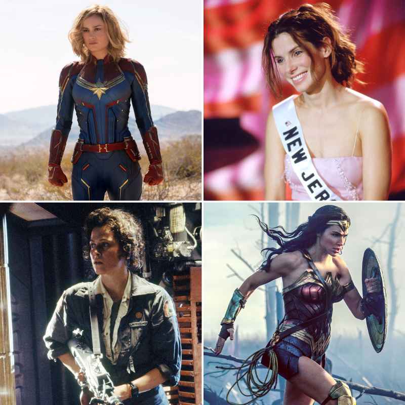 12 of The Strongest Female Movie Characters Brie Larson Sandra Bullock Sigourney Weaver Gal Gadot