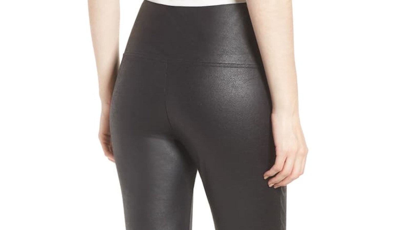 These Faux Leather Leggings Will Make People Think You're Wearing Pants