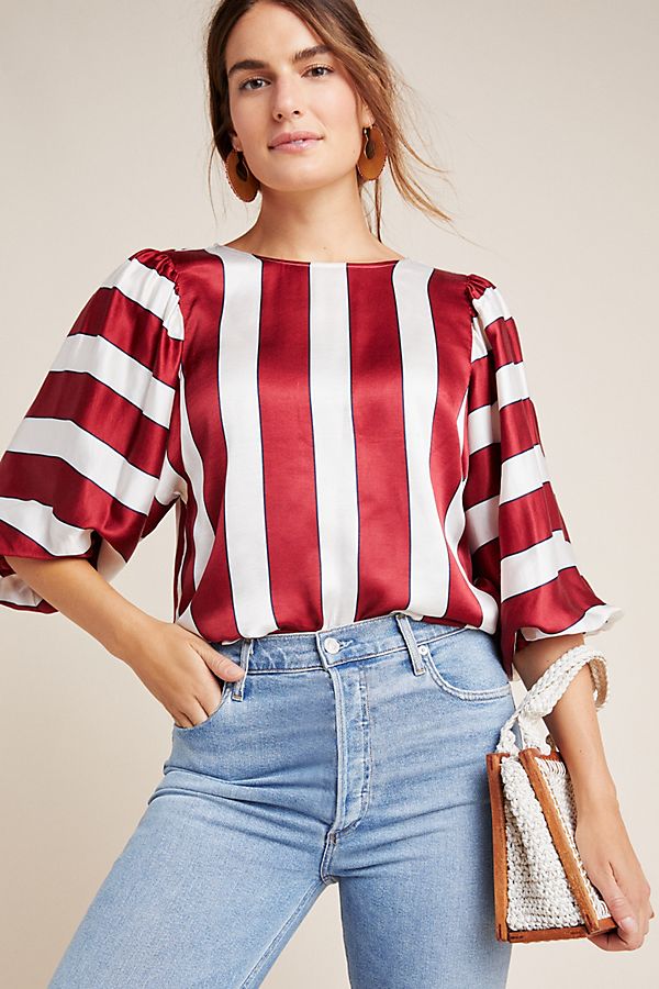 striped blouse