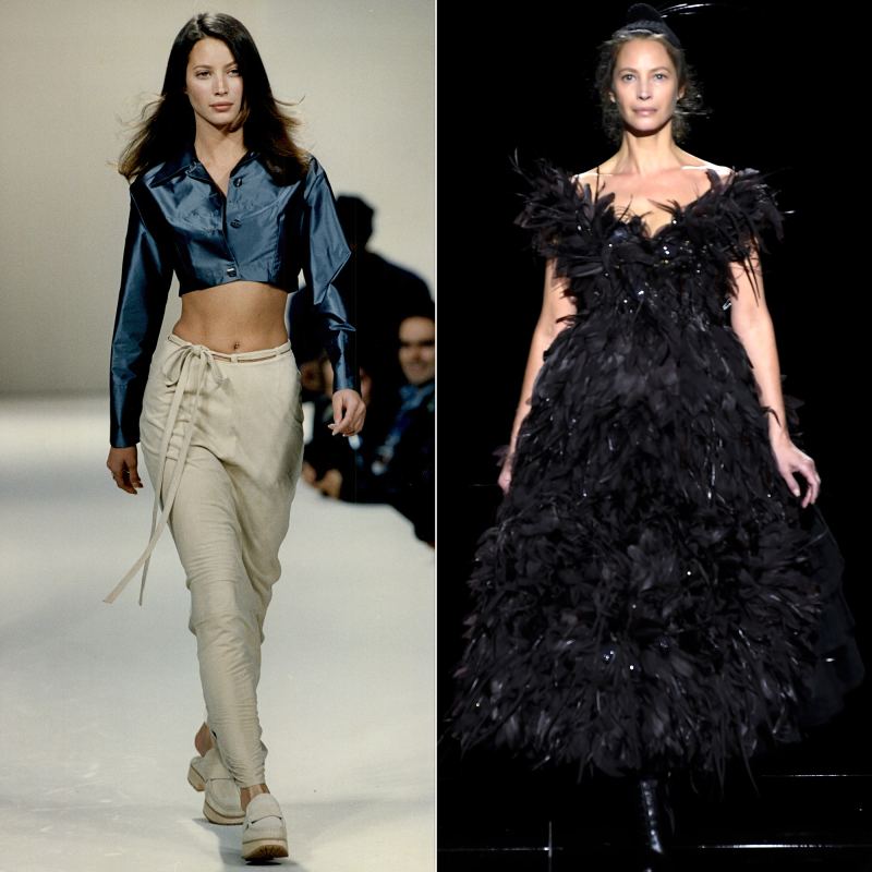 90s Supermodels Then and Now - Christy Turlington