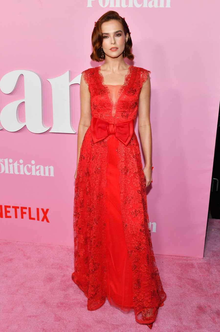 Zoey Deutch Red Dress September 26, 2019