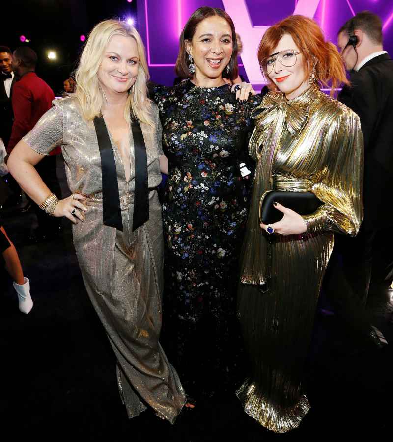 Amy Poehler Maya Rudolph and Natasha Lyonne Inside Emmys 2019
