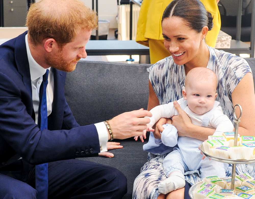 Prince Harry, Baby Archie, and Duchess Meghan