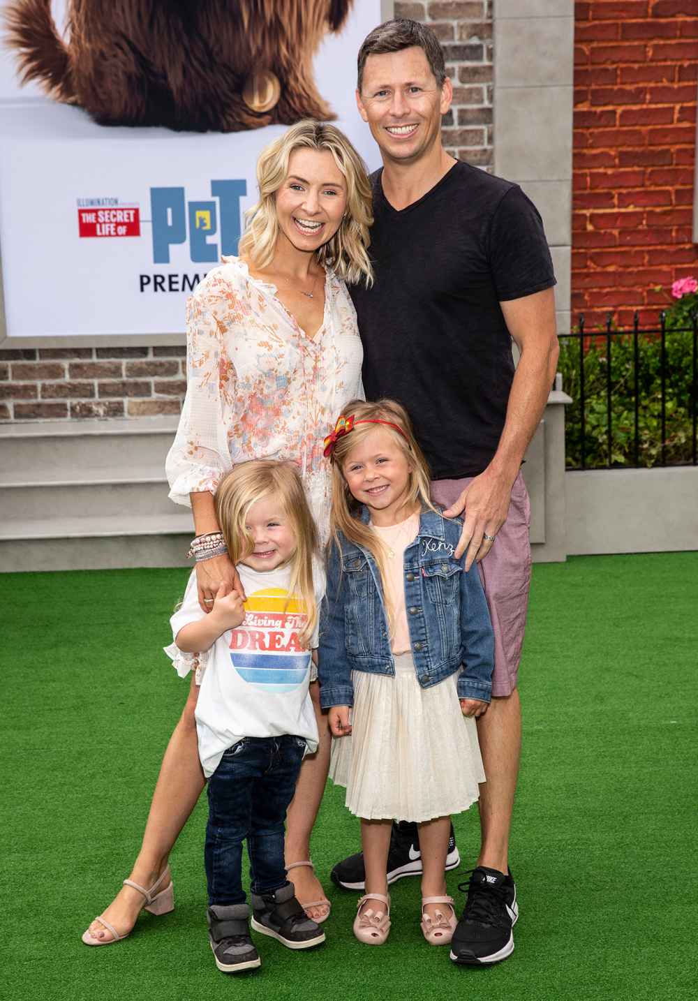 Beverley Mitchell and Michael Cameron with Family