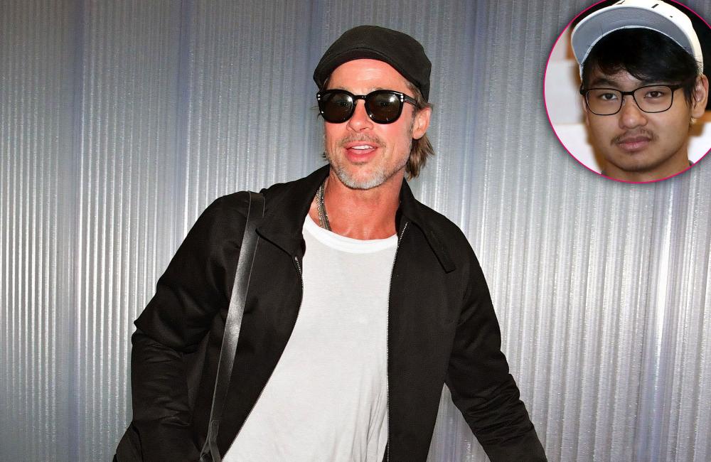 Brad Pitt Is All Smiles Arriving in Japan After Son Maddox's Comments About Their Tense Relationship