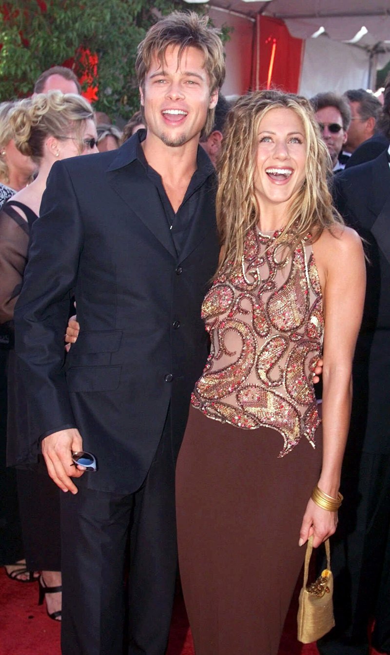 Throwback Emmys Brad Pitt and Jennifer Aniston
