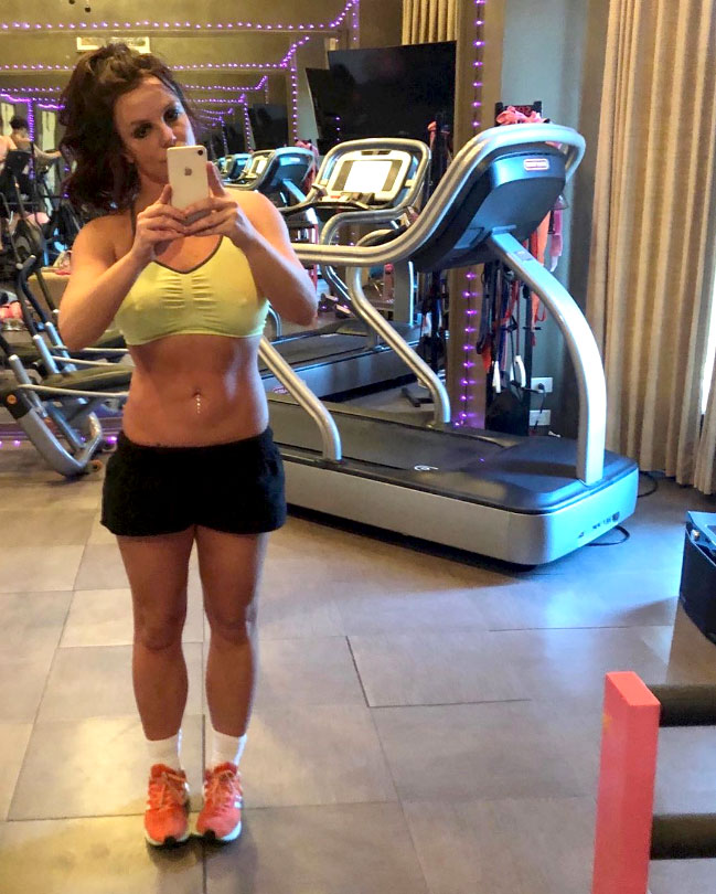 Britney Spears Purple Fairy Lights Home Gym