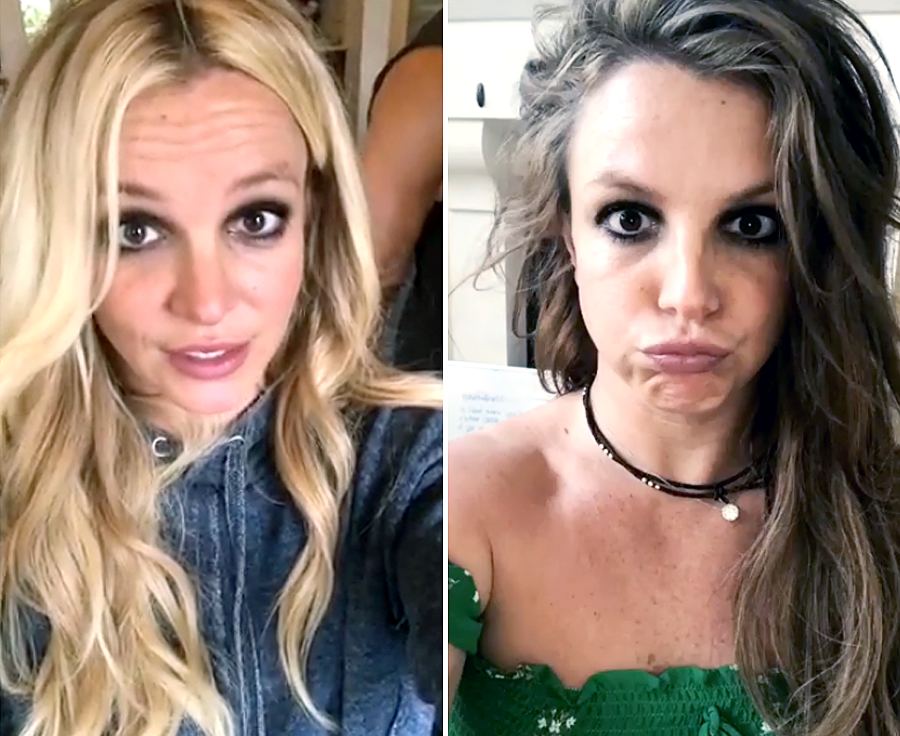 Britney Spears Shares Her New Brunette Hair Color With the World