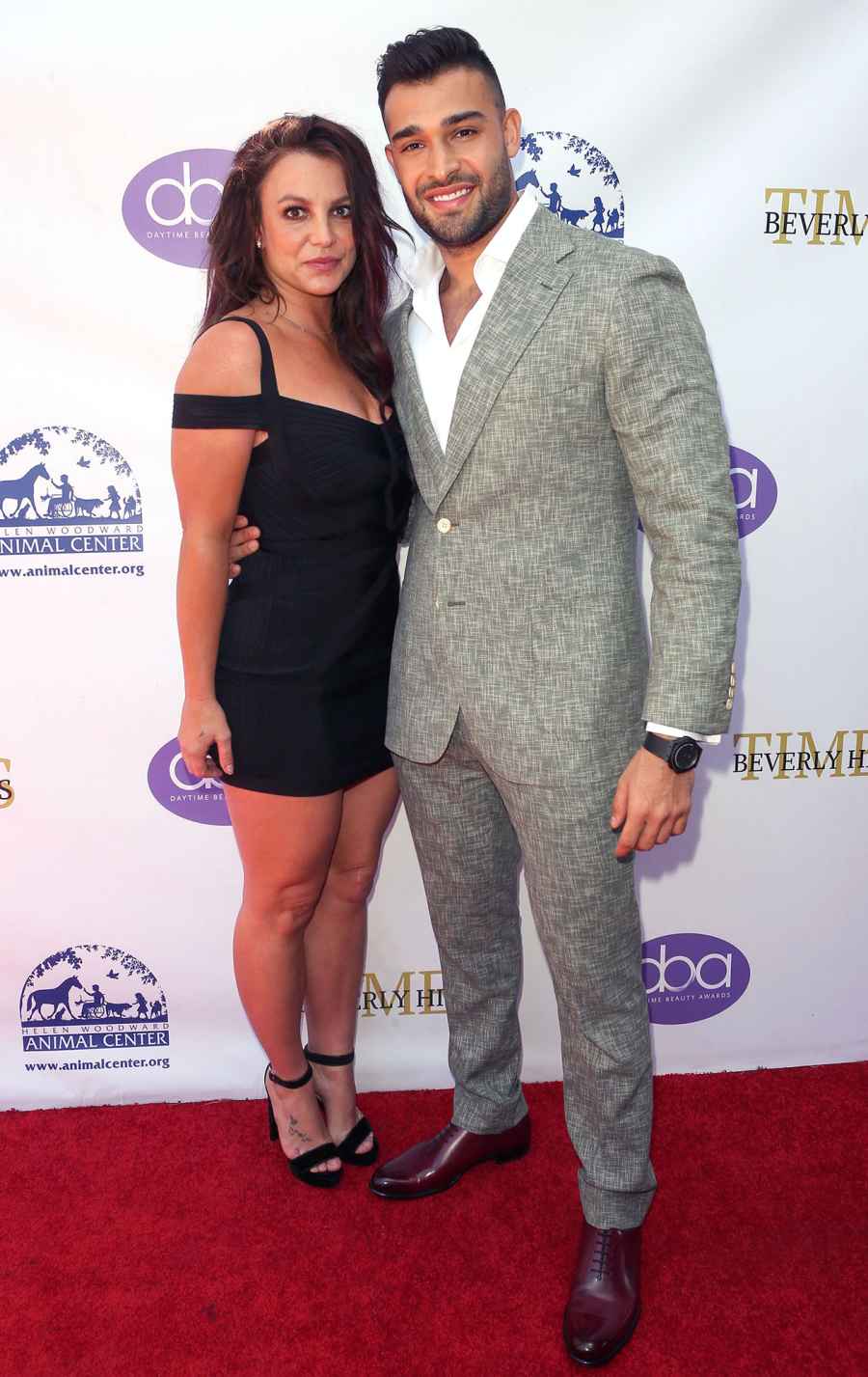 Britney Spears Walks Red Carpet With Boyfriend Sam Asghari
