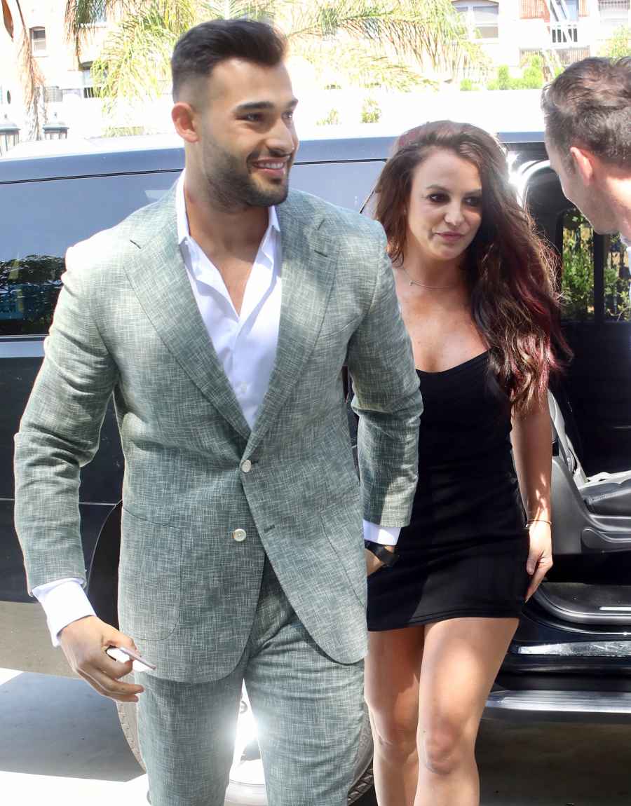 Britney Spears Walks Red Carpet With Boyfriend Sam Asghari