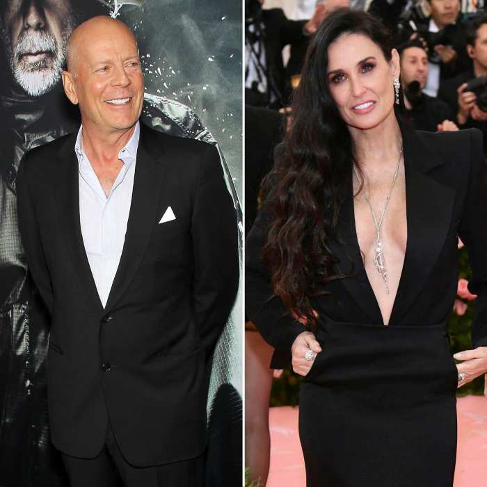 Bruce Willis Supports Ex Demi Moore at Her Memoir Launch