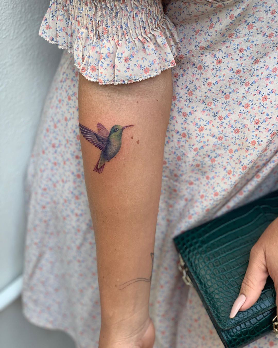 Busy Philipps Gets a Hummingbird Tattoo