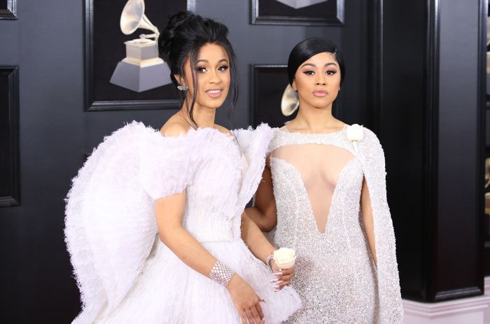 Cardi B and sister Hennessy