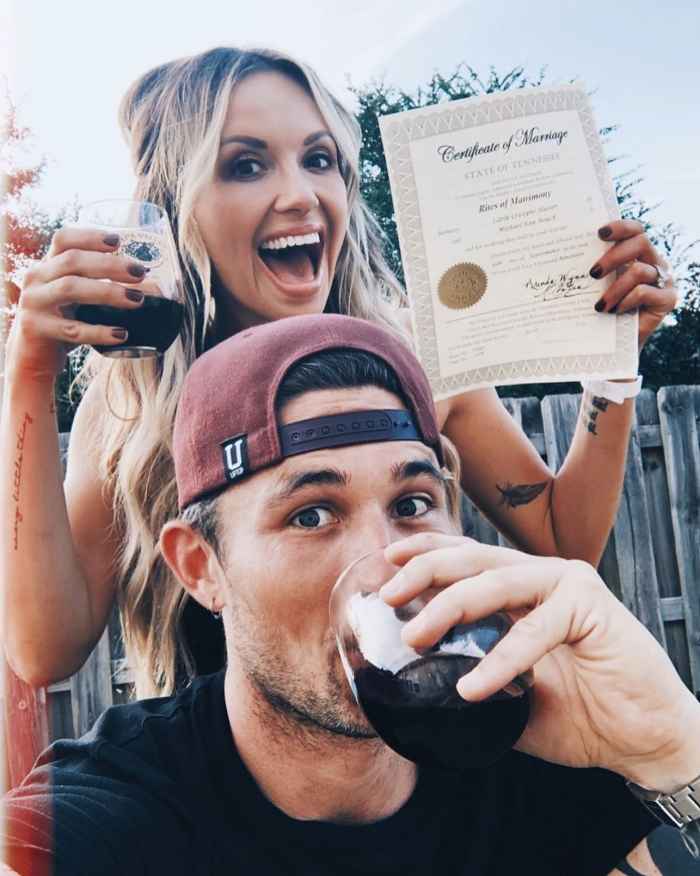 Carly Pearce and Michael Ray Marry Instagram Selfie