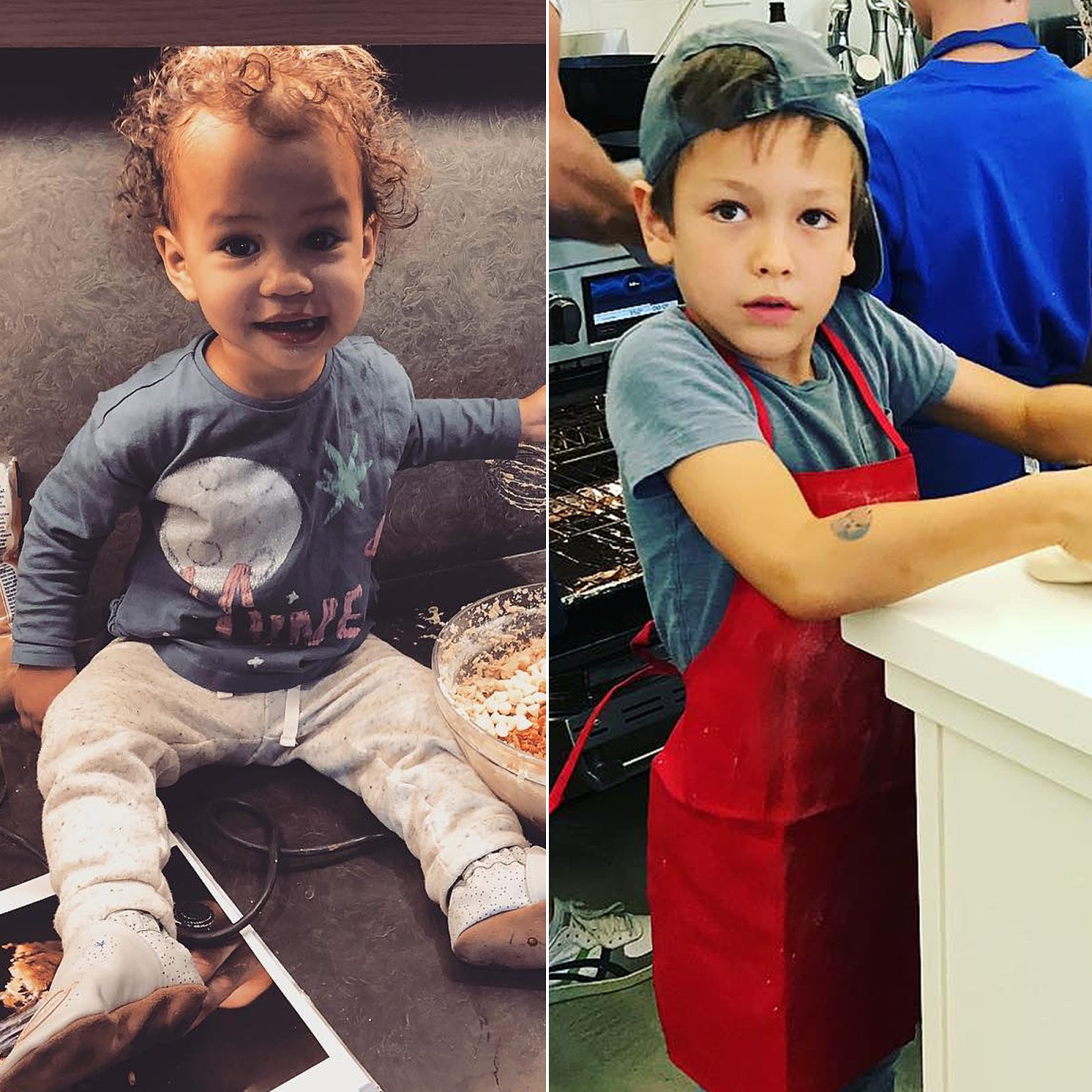 Celeb Kids in the Kitchen Luna Stephens and Hudson Stone