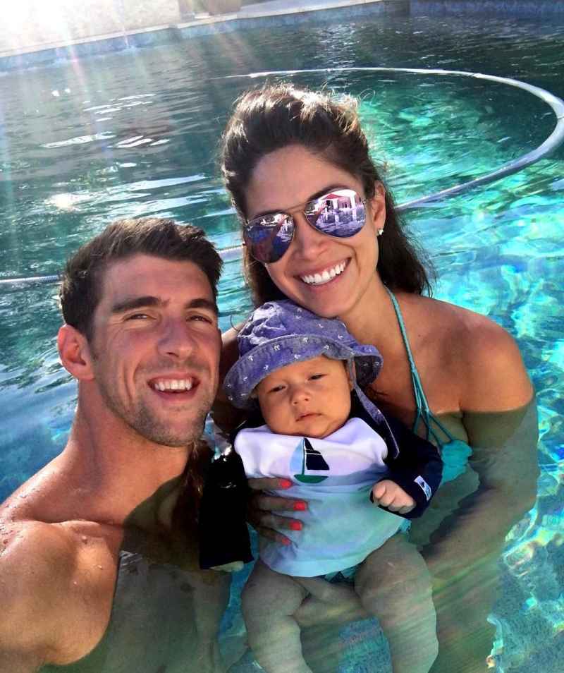 Celebrity Parents Teaching Their Babies to Swim