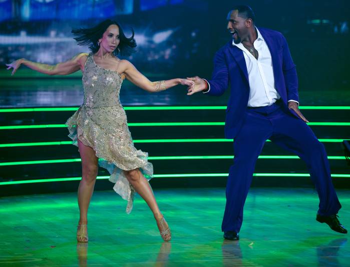 Cheryl Burke and Ray Lewis on Dancing with the Stars