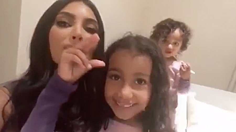 Kim Kardashian, North, Chicago