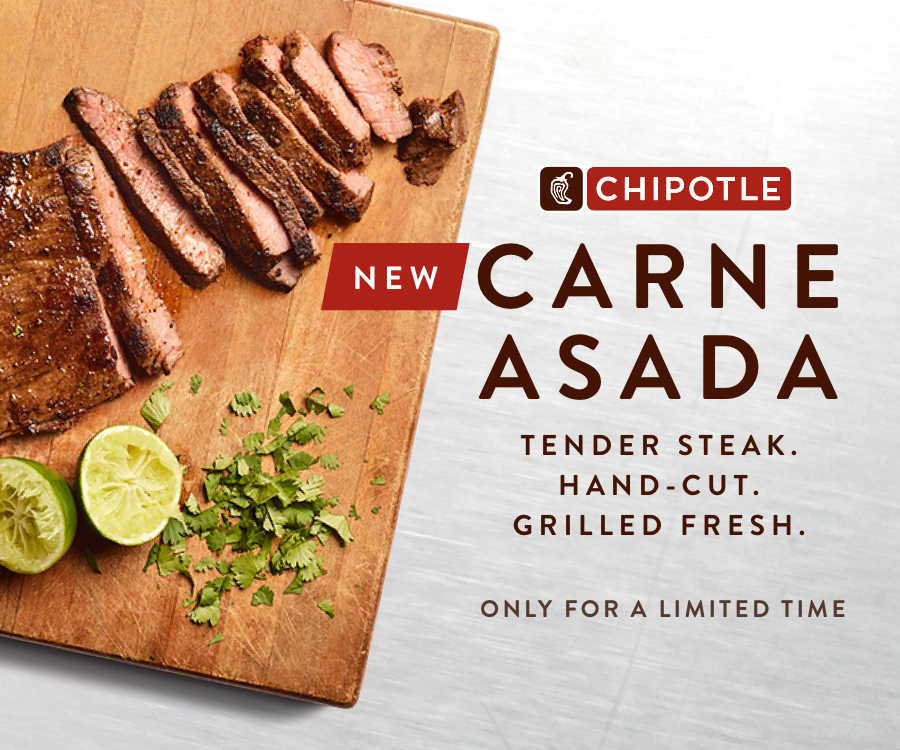Chipotle Launches Whole30, Paleo Compliant Carne Asada