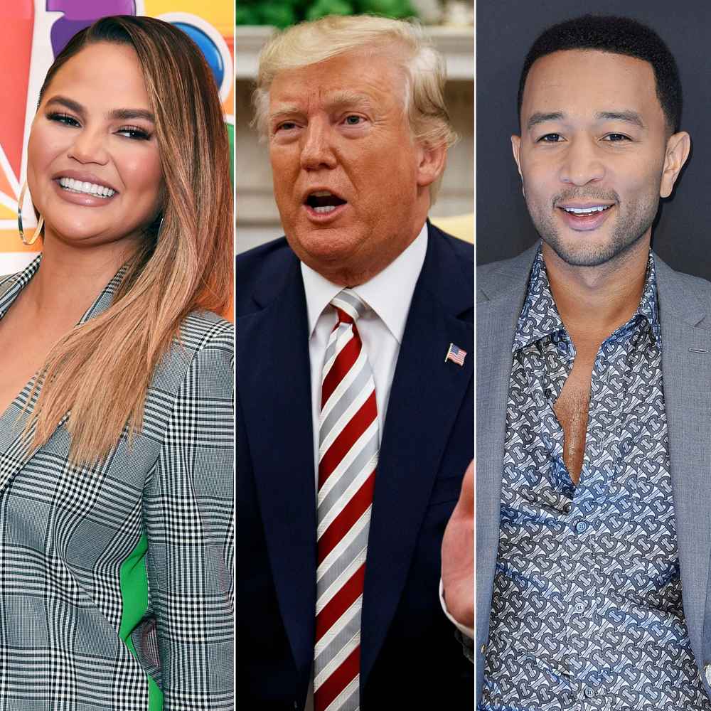 Chrissy Teigen ‘Cackling’ After Donald Trump Calls Her John Legend’s ‘Filthy Mouthed Wife’