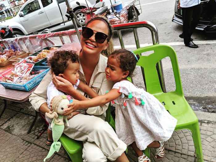 Chrissy Teigen Gushes Over Her Support System as a Working Mom