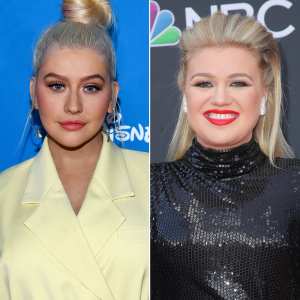 Christina Aguilera and Kelly Clarkson