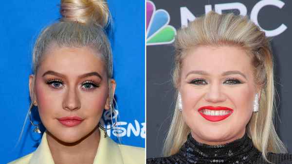 Christina Aguilera and Kelly Clarkson