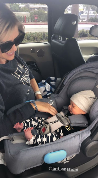 Christina and Ant Anstead Leave Hospital With Newborn Son Hudson