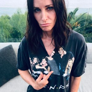 Courteney Cox Friends Shirt Instagram