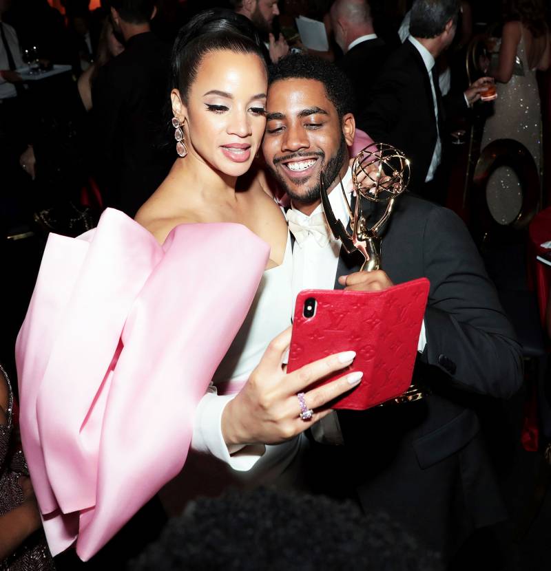 Dascha Polanco and Jharrel Jerome Governors Ball Emmys 2019 After Party