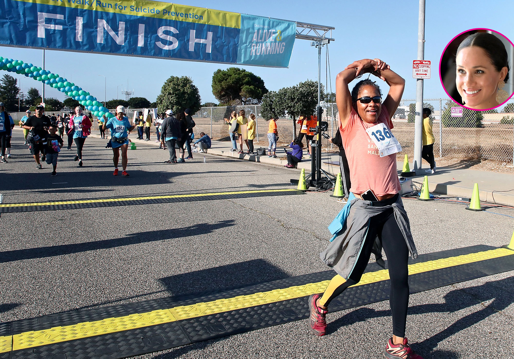 Doria Ragland Alive And Running 5k For Suicide Prevention Duchess Meghan’s Mom