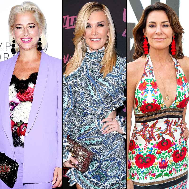 Dorinda Medley Tinsley Mortimer Spotted Fighting Luann de Lesseps Event