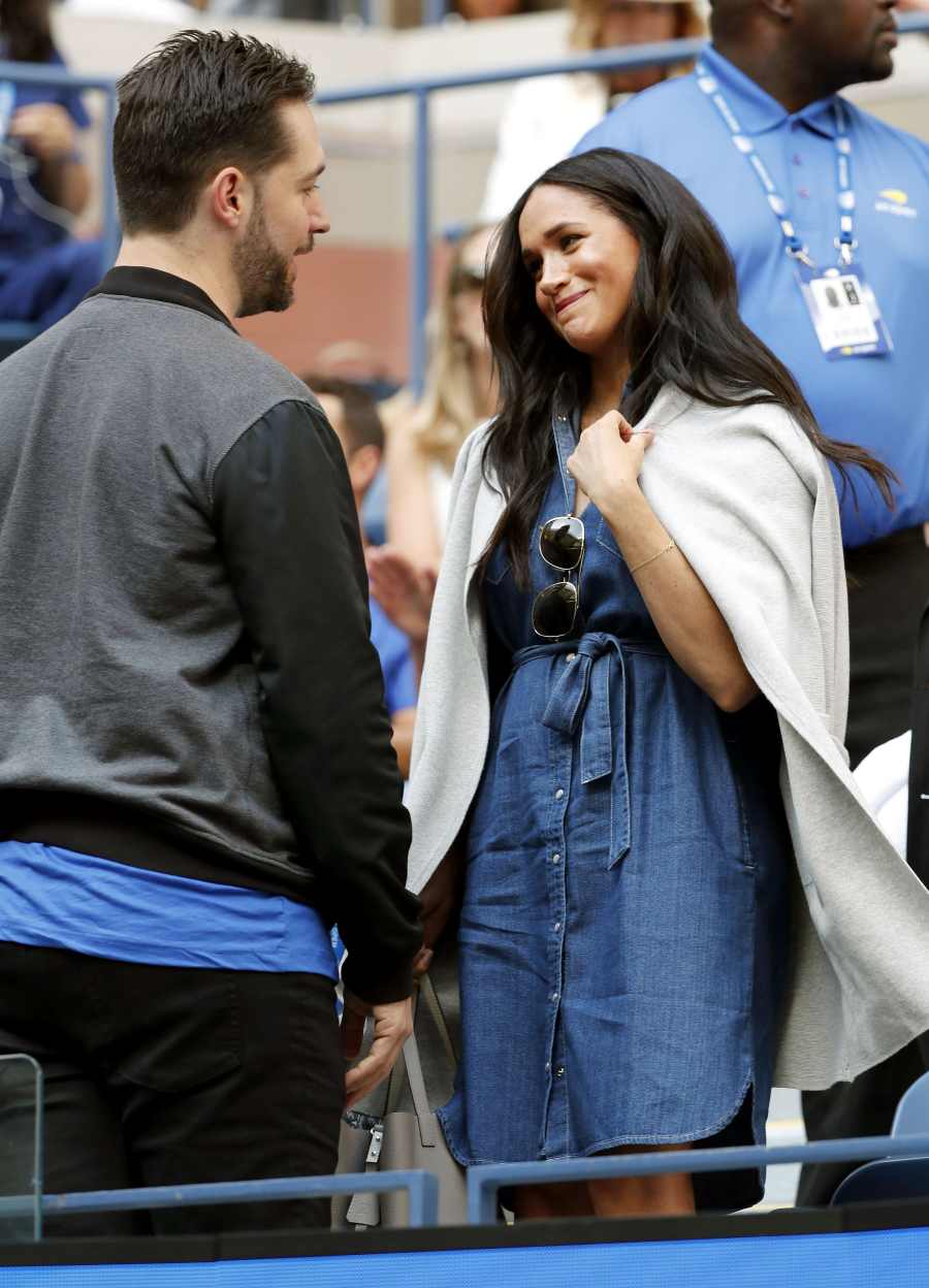 Duchess Meghan Beams While Cheering on Best Friend Serena Williams at US Open in New York City