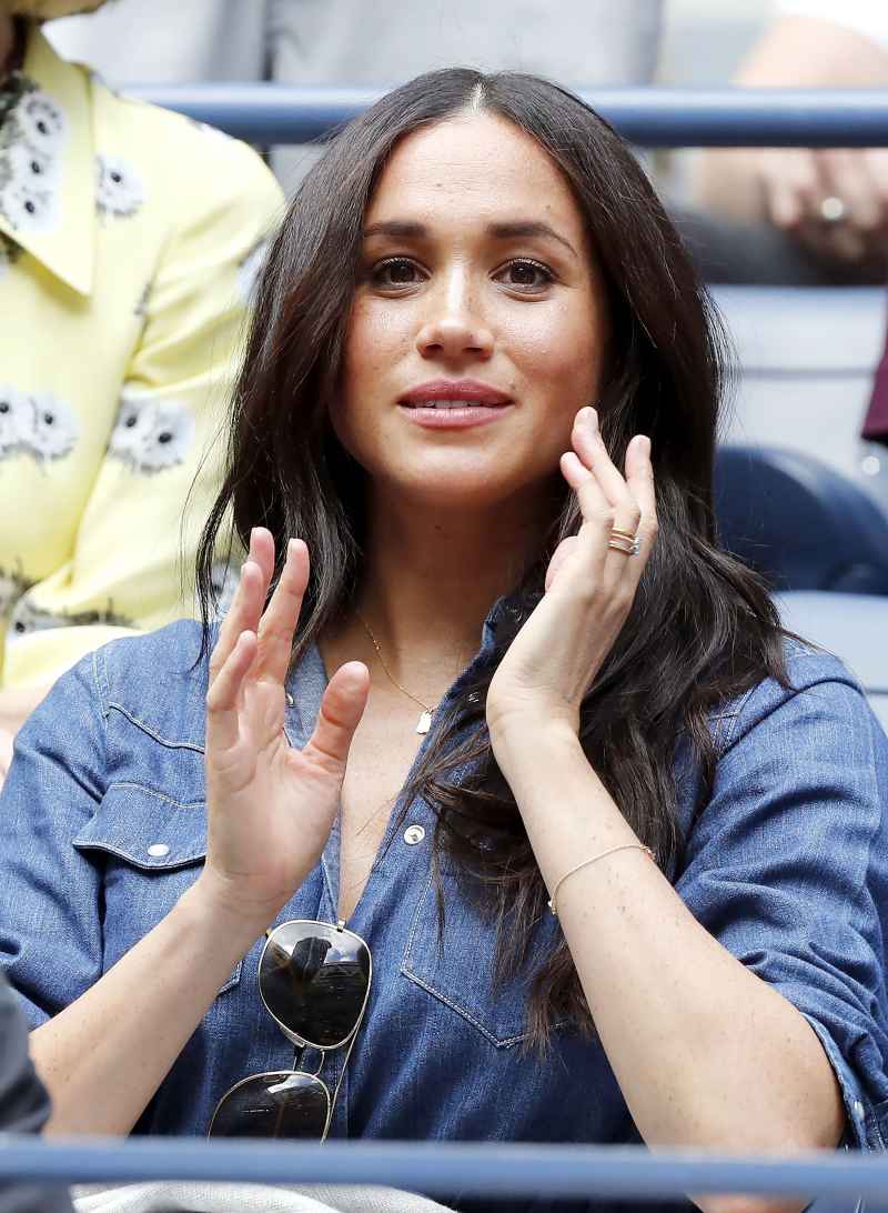 Duchess Meghan Beams While Cheering on Best Friend Serena Williams at US Open in New York City