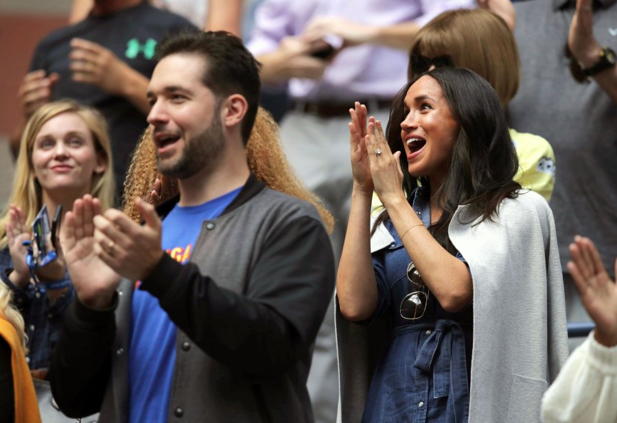 Duchess Meghan Beams While Cheering on Best Friend Serena Williams at US Open in New York City