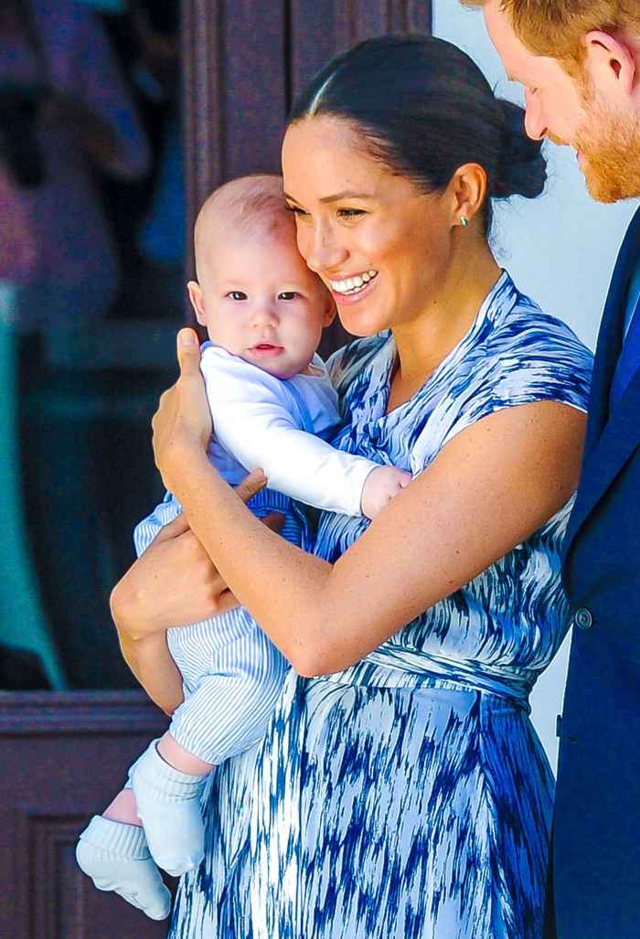 Duchess Meghan With Son Archie