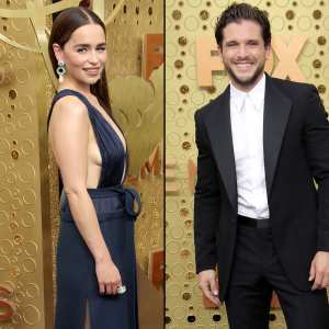 Emilia Clarke and Kit Harington Game of Thrones Slay Red Carpet Emmys 2019