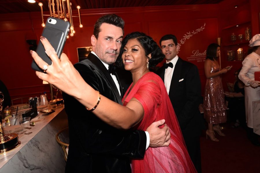 Emmy Goers Pose With Lindt Chocolate Selfies
