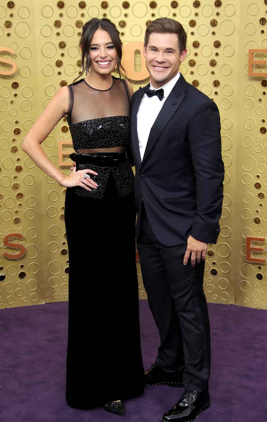 Emmys 2019 Stylish Couples - Chloe Bridges and Adam DeVine