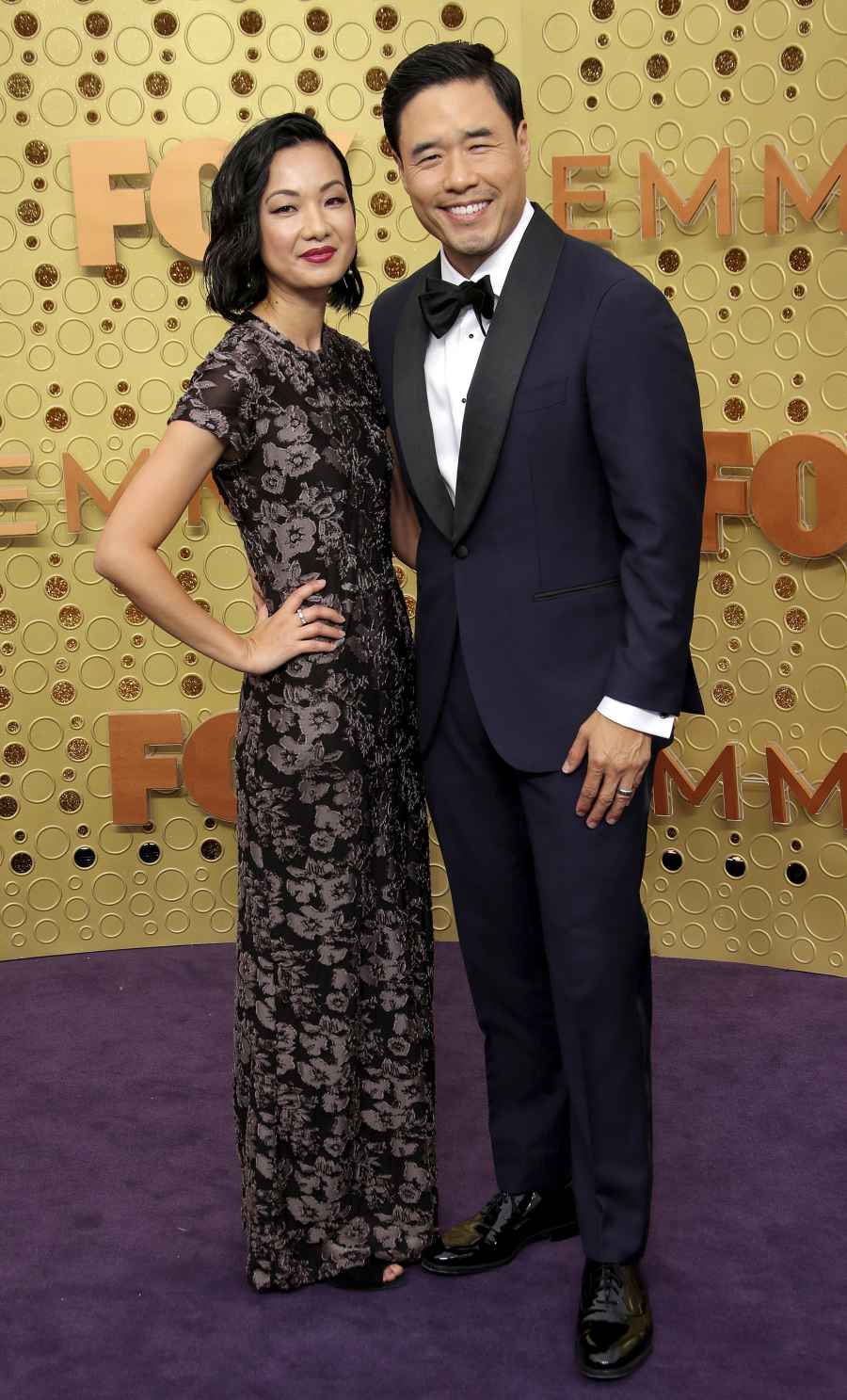 Emmys 2019 Stylish Couples - Randall Park and Jae W. Suh