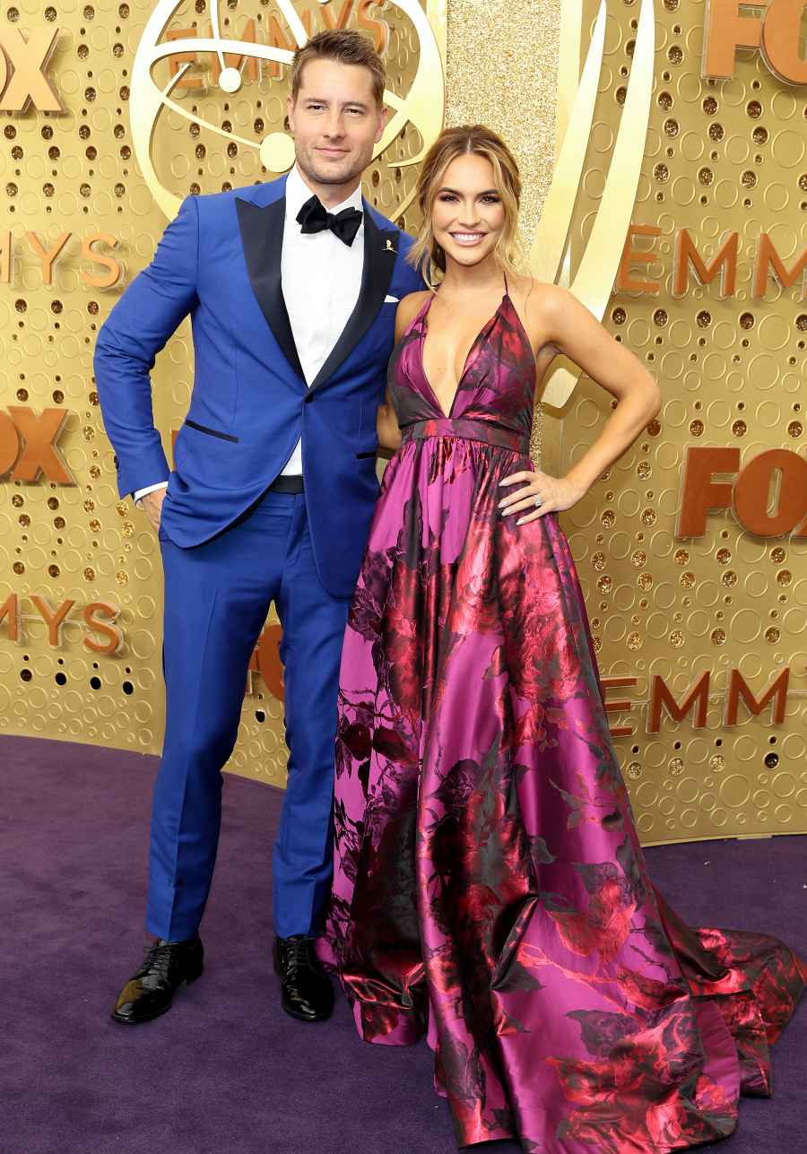 Emmys 2019 Stylish Couples - Justin Hartley and Chrishell Hartley