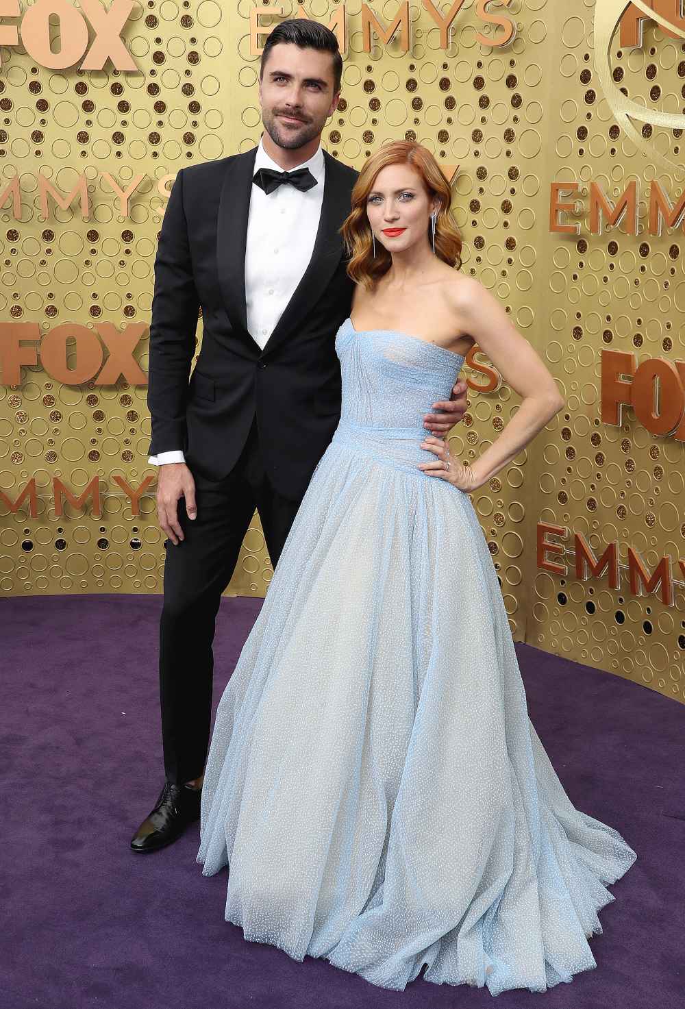 Emmys 2019 Stylish Couples - Brittany Snow and Tyler Stanaland
