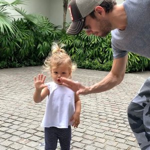 Enrique Iglesias Dances With Daughter Instagram