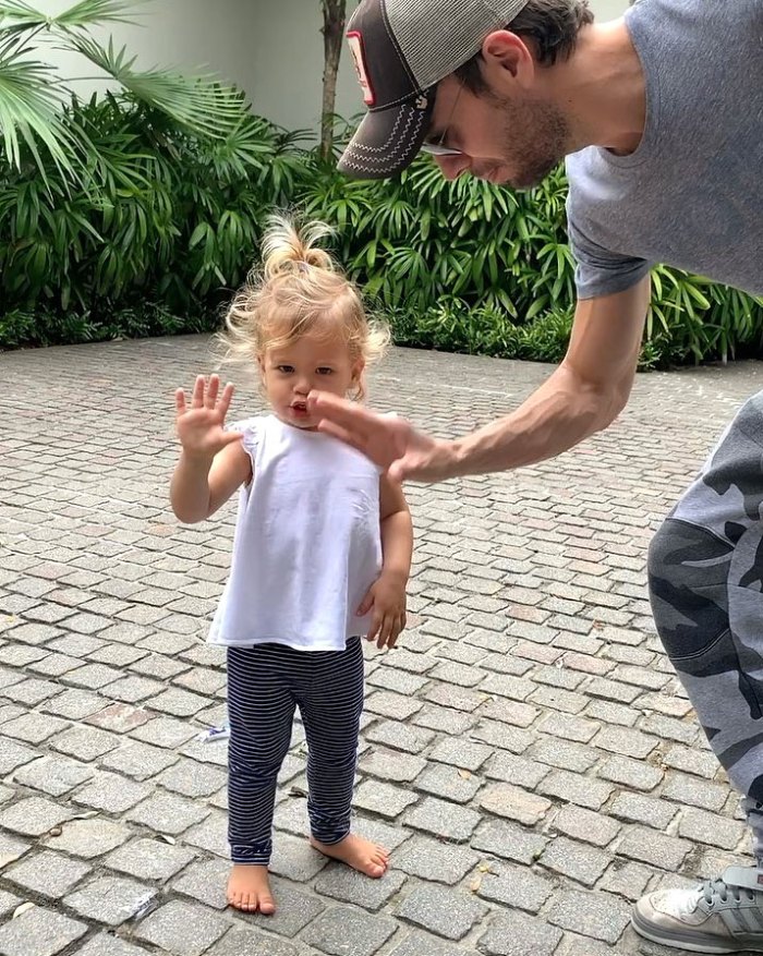 Enrique Iglesias Dances With Daughter Instagram