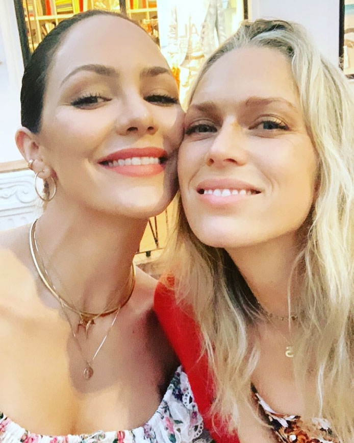 Erin Foster and Katharine McPhee Instagram Selfie