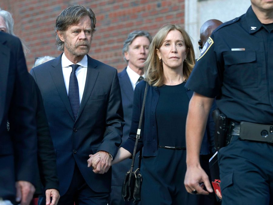 Felicity Huffman and William H. Macy Leave Court After Being Sentenced