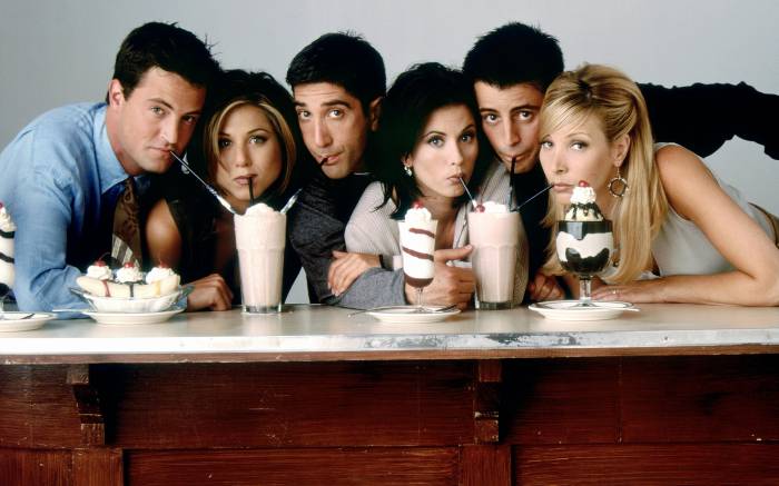 Friends Cast Morph Through The Years Drinking Milk Shakes